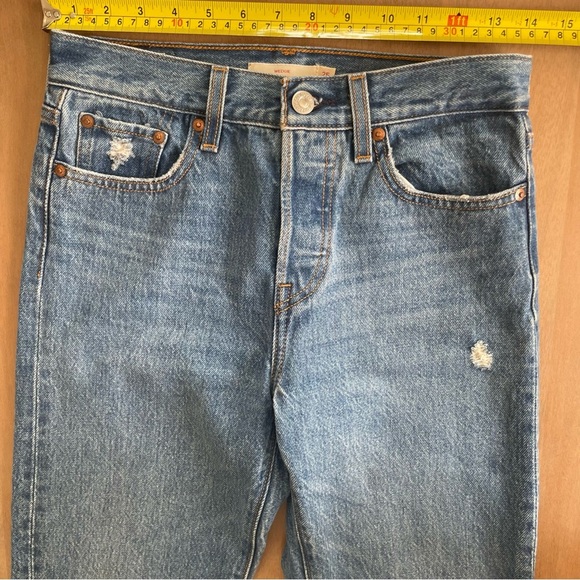 Women’s Levi’s Wedgie Blue Straight Leg Jeans - Picture 7 of 9